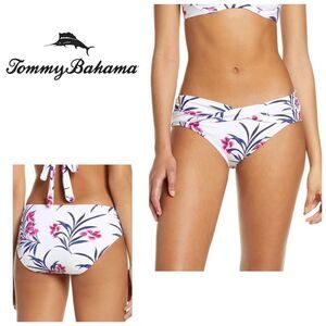New. Tommy Bahama floral blossom hi waist bikini bottom. Retails $75.